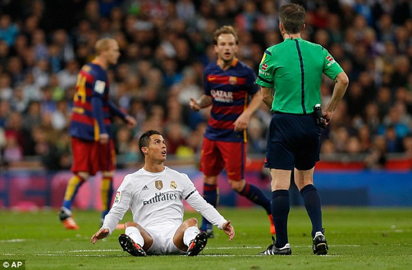 Ronaldo từng gây thất vọng trong trận thua 0-4 trước đại kình địch Barcelona trên sân nhà Bernabeu.