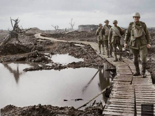 Sự khốc liệt của Thế chiến I qua những bức ảnh màu - ảnh 7