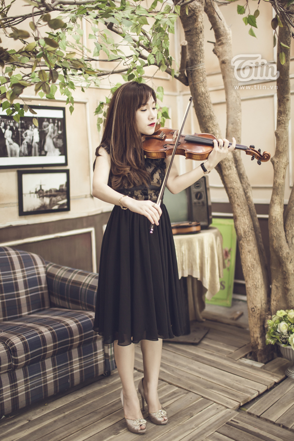 Cô giáo violin xinh đẹp bật mí dự định năm mới 2015