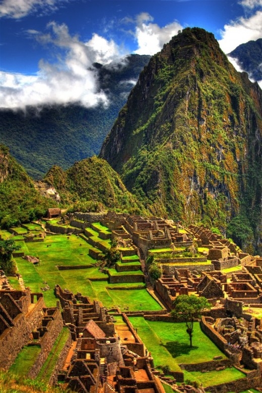 Tàn tích ở Machu Picchu, Peru