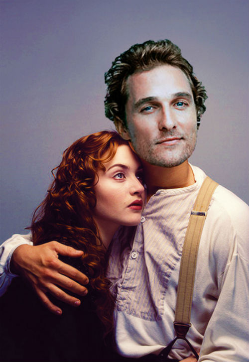 
Nam diễn viên Matthew McConaughey suýt được vào vaichàng họa sĩ nghèo Jack bên nàng Rose xinh đẹp
