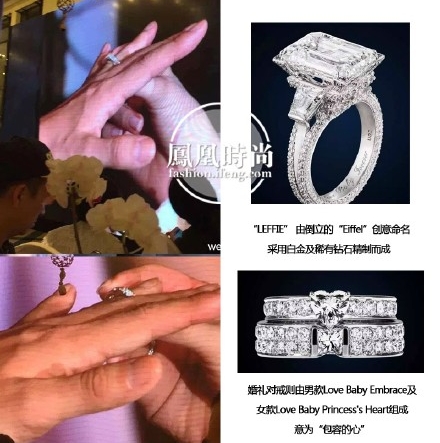 
Cặp nhẫn cưới độc nhất vô nhị được chính Huỳnh Hiểu Minh tự mình tham gia thiết kế, đặt hàng giành riêng cho sự kiện trong đại trong đời.
