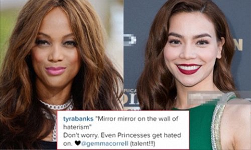 
Tyra Banks bỏ ngoài tai lời kêu gọi của antifan và gián tiếp bảo vệ Hà Hồ trên trang cá nhân.
