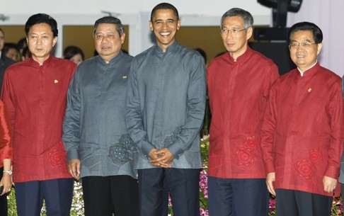 
Tại hội nghị&nbsp; APEC được tổ chức ở Singapore năm 2009. (Ảnh: AP)
