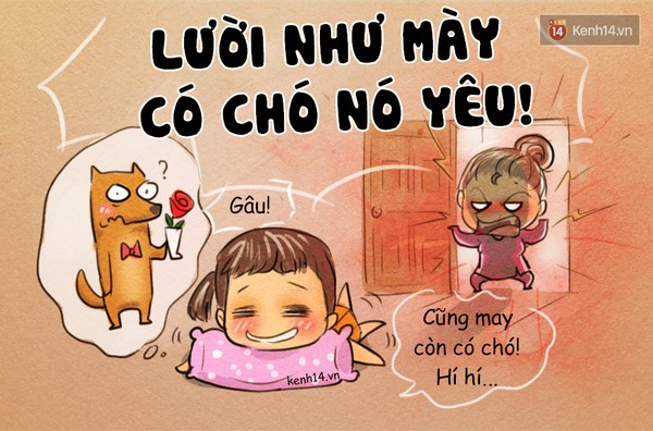 Người yêu mãi mà không có, nên có chó nó yêu cho là cũng may mắn lắm lắm rồi mẹ ơi...