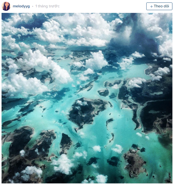Mãn nhãn với ảnh chụp từ cửa sổ máy bay trên Instagram.