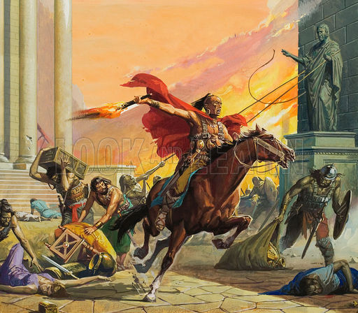 
Dân thành Rome lại trải qua ngày tháng đau khổ
