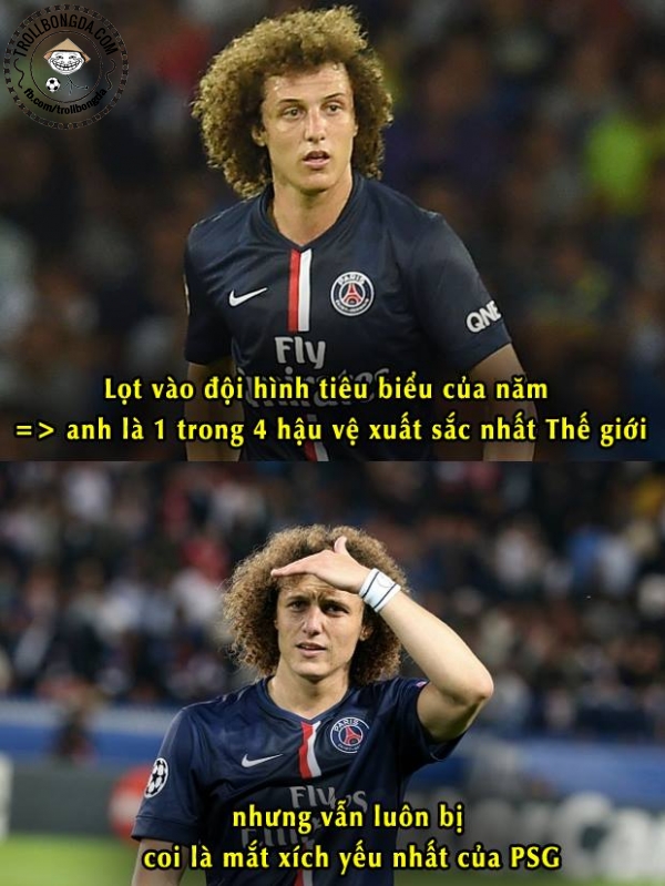 David Luiz chắc vẫn chưa hiểu tại sao?