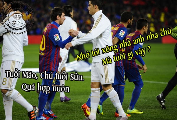 Ronaldo và Messi bàn chuyện xông nhà