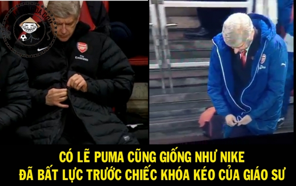 Wenger có biết xài khóa kéo không nhỉ??