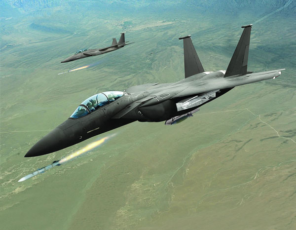 F-15SE hội tụ nhiều công nghệ điện tử hàng không tiên tiến nhất hiện nay.