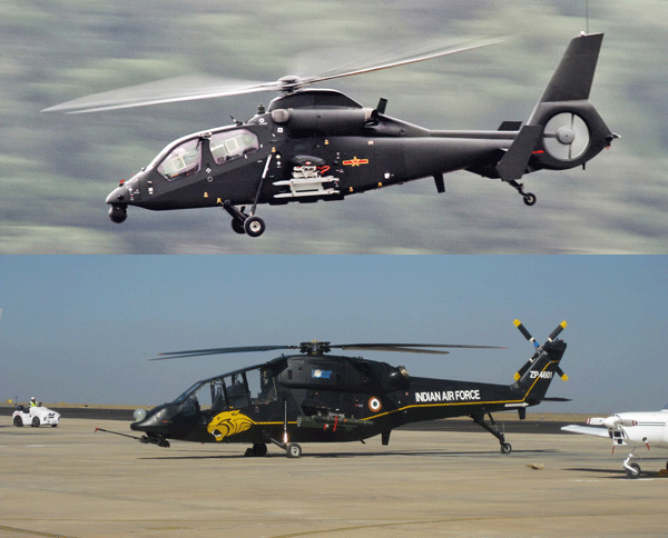 Trực thăng LCH của Ấn Độ có ưu thế về hệ thống điện tử so với Z-19 của Trung Quốc.