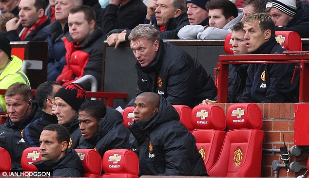 David Moyes khi còn dẫn dắt Man United.