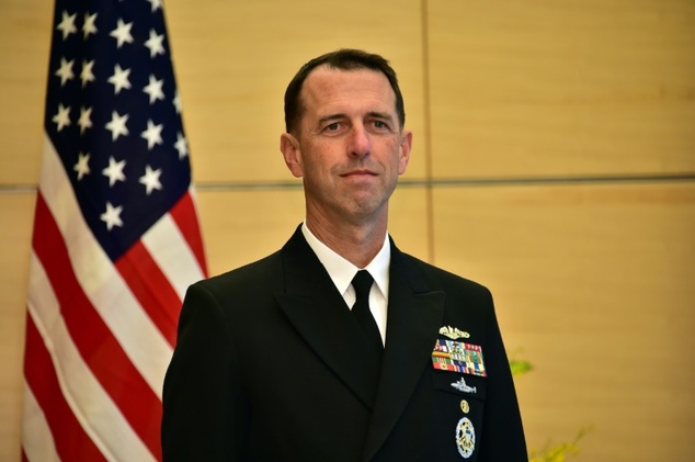 
Đô đốc Hải quân Mỹ John Richardson. Ảnh: AP
