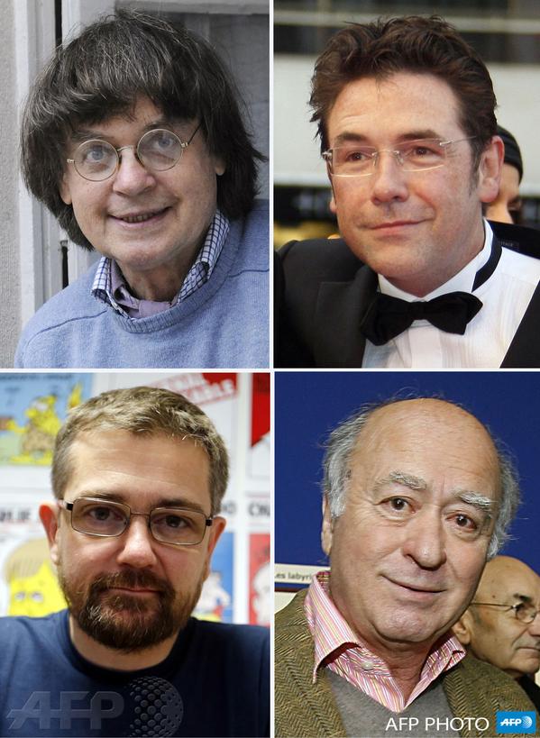 4 nhà báo của Charlie Hebdo được cho là đã thiệt mạng.
