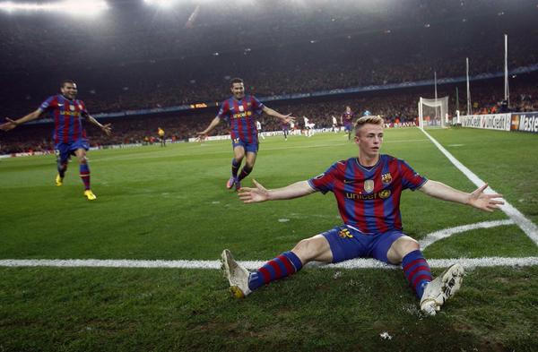 Ảnh chế Andy Kellett khoác áo Barca