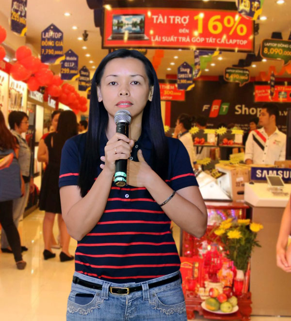 Bà Nguyễn Bạch Điệp CEO của FPT Shop