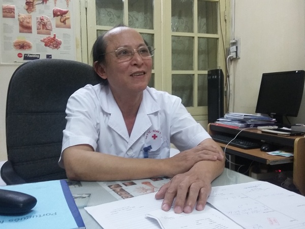 Bác sỹ chuyên khoa II Phan Văn Hạnh – Trưởng khoa Nội soi, Bệnh viện K.