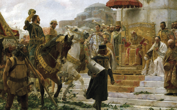
Đế quốc Byzantine tồn tại đến năm 1453
