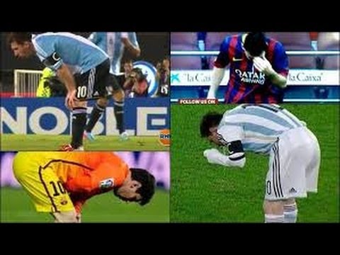 Messi đã nhiều lần nôn khan trong trận đấu