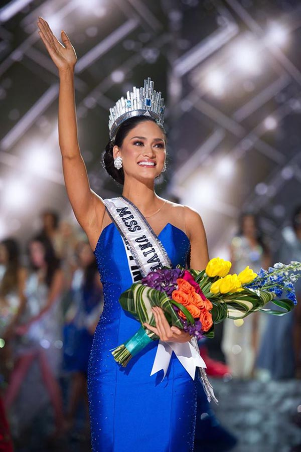 Tân Hoa hậu Hoàn vũ Pia Alonzo Wurtzbach.