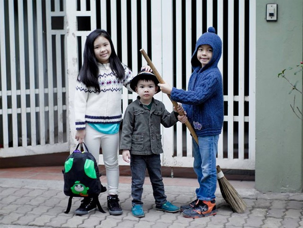 3 người con xinh xắn, đáng yêu của Trần Lực - Mỹ Trang