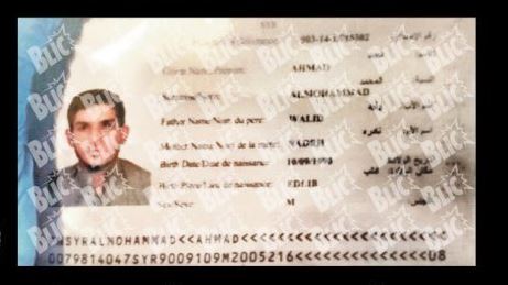 
Hình ảnh do tờ Blic của Serbia đăng tải, được cho là hộ chiếu của Ahmed Almuhamed.
