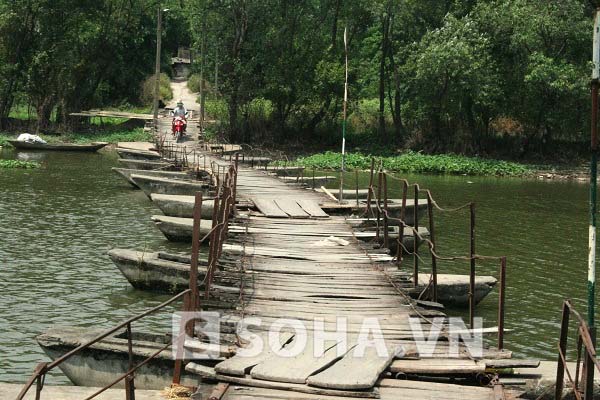 Thỉnh thoảng có tấm được thay mới nhưng sự thay mới đó không đồng bộ càng khiến mặt bằng cây cầu không thiếu mỹ quan