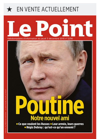 
Trang bìa số mới nhất của tạp chí Le Point
