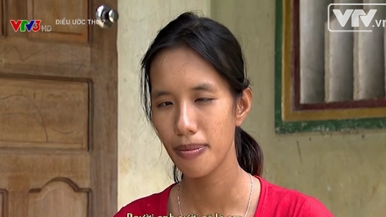 Nguyễn Thị Đào không may bị mất đi thị lực ngay từ khi mới sinh ra