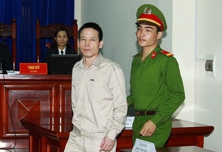 Ông Đoàn Văn Vươn tại phiên tòa 2013