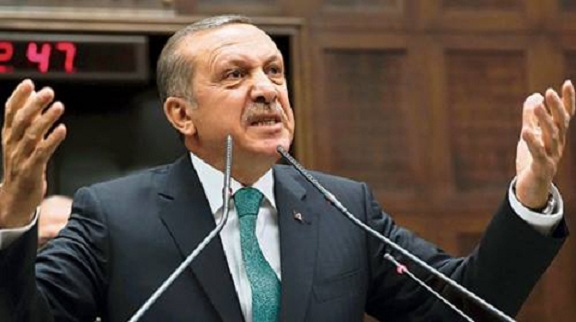 Phải chăng Erdogan đã trở nên mất kiểm soát? Ảnh: AP