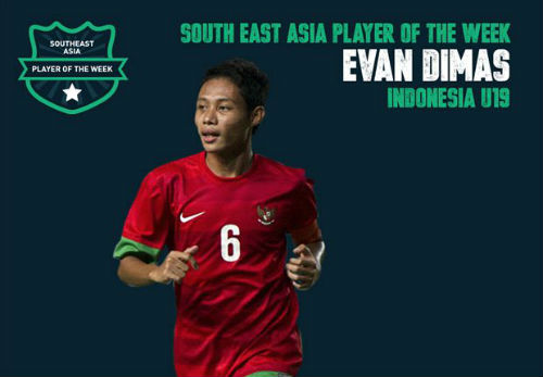 Evan Dimas là tài năng trẻ sáng giá của bóng đá Indonesia.