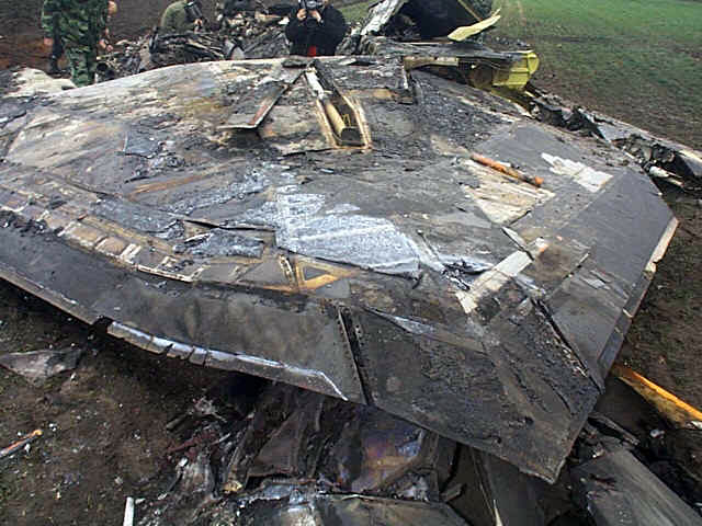 Xác chiếc F-117A bị bắn rơi