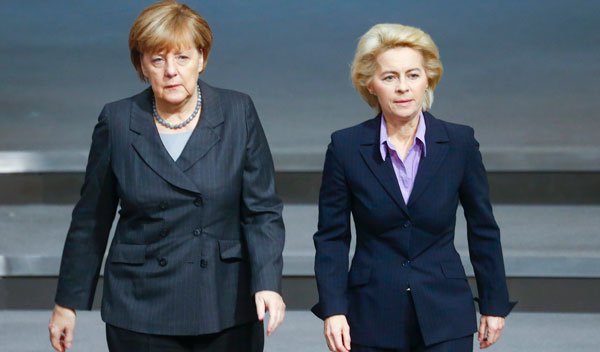 2 quý bà quyền lực nhất nước Đức. Ảnh: Reuters