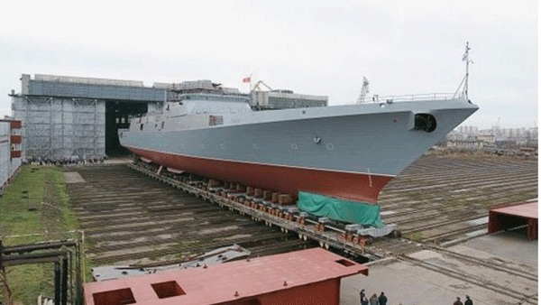 Việc Ukraine cấm xuất khẩu quân sự cho Moscow đã khiến chương trình khinh hạm lớp Đô đốc Gorshkov bị chậm tiến độ.