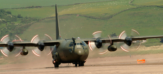 Máy bay C-130K của Không quân Hoàng gia Anh