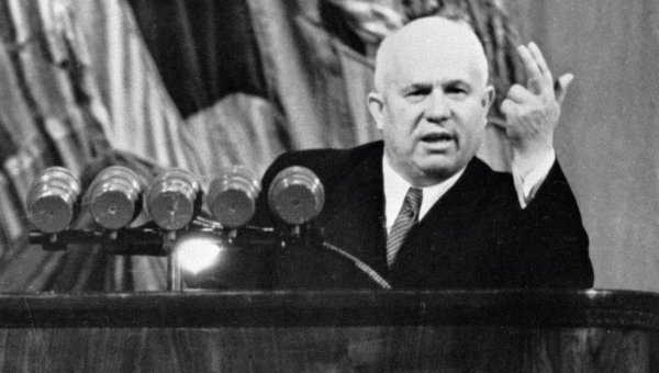 Nikita Krushchev: Chúng tôi sẽ chôn vùi các ông?! Ảnh: Google Images.
