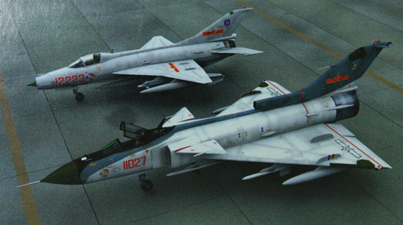 Hai sản phẩm của Tập đoàn công nghiệp hàng không Thành Đô: J-7 và J-9