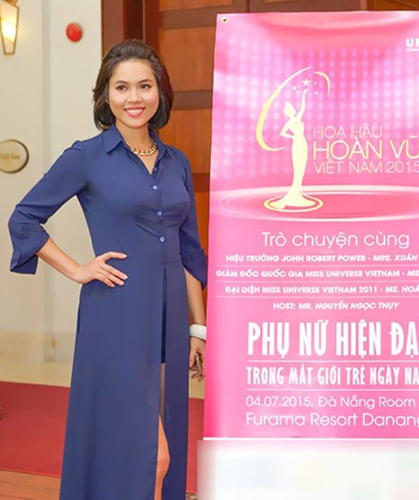Trong sự kiện công bố thông tin của Hoa hậu Hoàn vũ Việt Nam 2015, Hoàng My lọt vào top sao xấu vì gương mặt nhợt nhạt, thân hình không gọn gàng và ăn mặc kém sang trọng