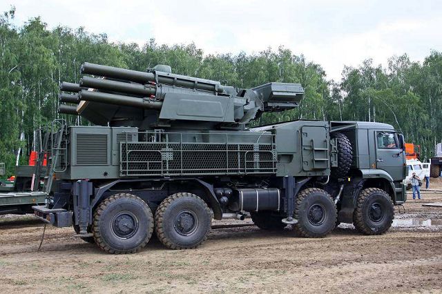 Hệ thống pháo, tên lửa phòng không Pantsir-S1.