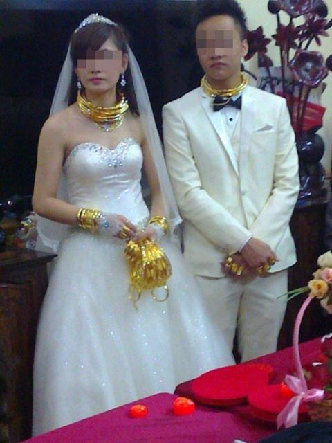 
Hình ảnh đám cưới nhiều vàng tại Lạng Sơn.
