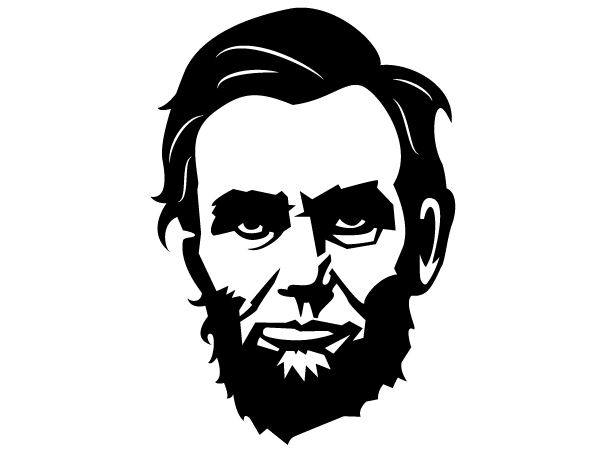 Tô màu tổng thống abraham lincoln  Trang Tô Màu Cho Bé