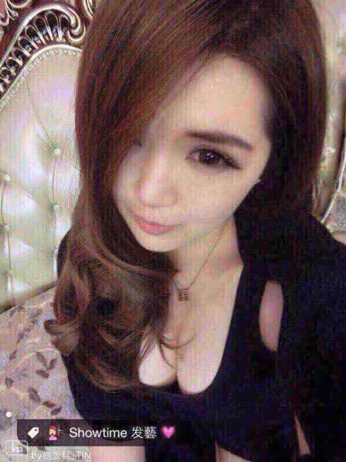 Gương mặt xinh đẹp của Xiao Jin trên mạng xã hội.