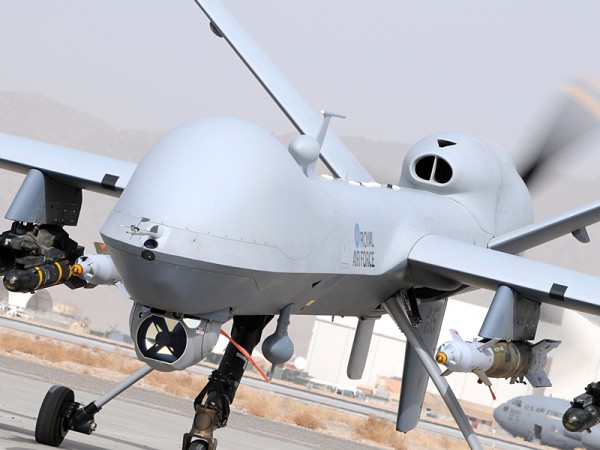 
Máy bay không người lái MQ-9 Reaper của Không quân Hoàng gia Anh.
