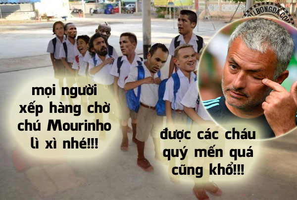 Khổ cho Mourinho