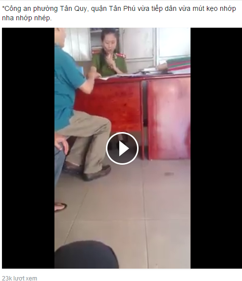 
Video thành viên chia sẻ video trên mạng xã hội với lời bình luận không hay về hành động của nữ công an nà
