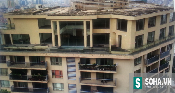 Chung cư Sky City bỗng nhiên mọc lên nhiều căn penthouse trái phép.