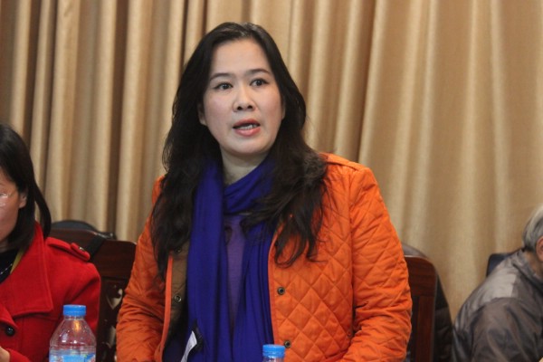 nhà văn Nguyễn Thị Thu Huệ (Giám đốc VLCC).