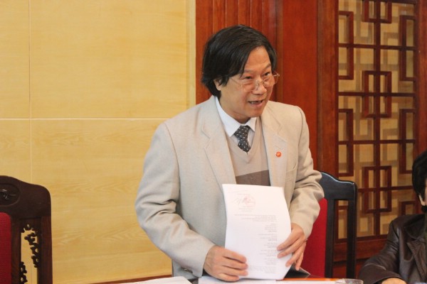 Nhà văn Đỗ Hàn - Phó GĐ trung tâm Quyền tác giả văn học Việt Nam